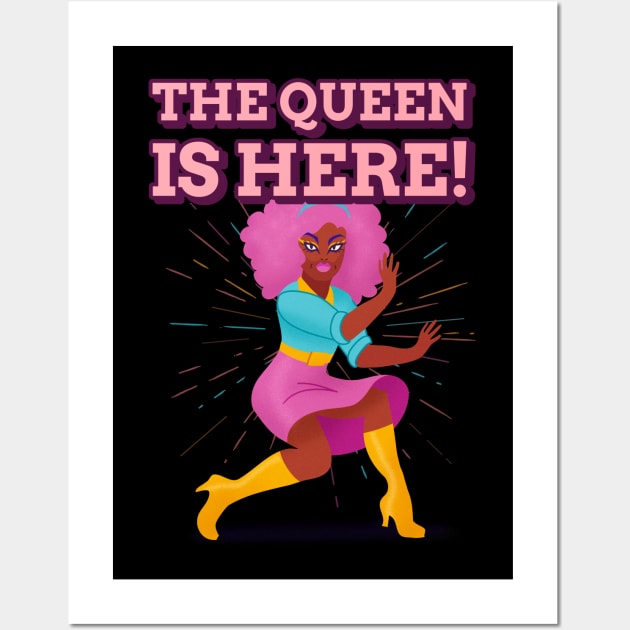 The Queen Is Here Wall Art by John Byrne